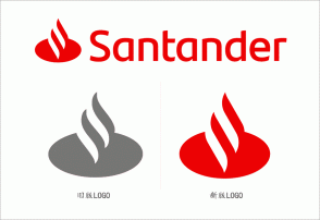 西班牙Santander銀行LOGO設計，改善用戶