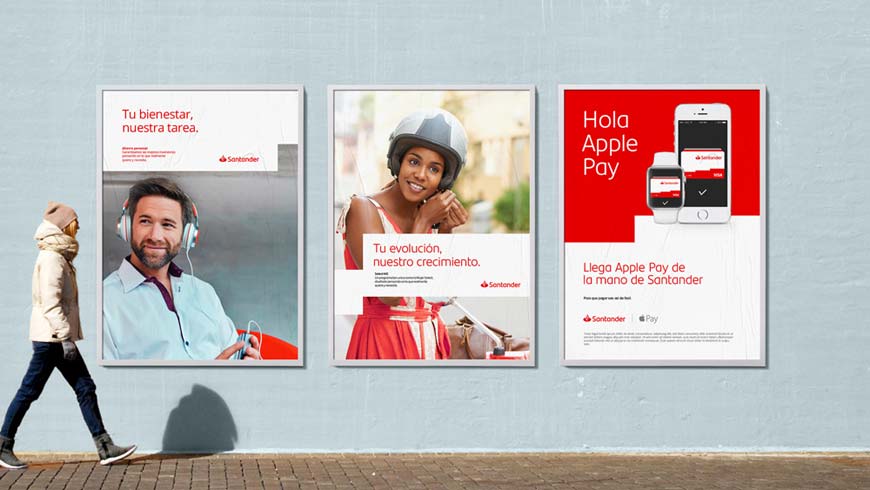 西班牙Santander銀行LOGO設計，改善用戶體驗是王道-5