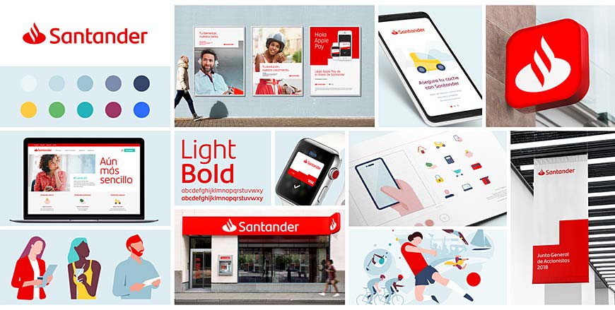 西班牙Santander銀行LOGO設計，改善用戶體驗是王道-6