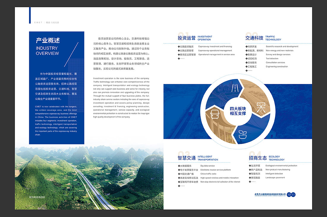 招商局集團畫冊設計，招商公路宣傳冊-10